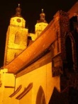 Stadtkirche bei Nacht